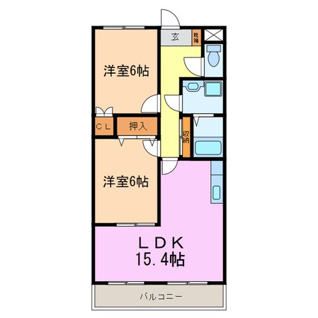 ファンタジアの物件間取画像